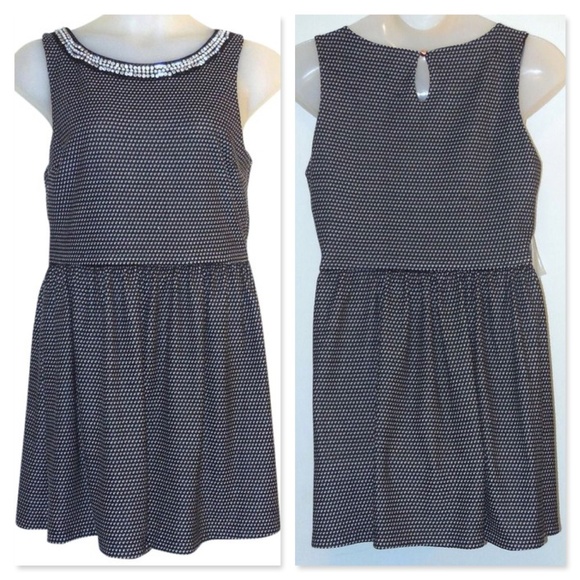 Maison Jules Dresses & Skirts - Maison Jules Rhinestone Collar Cocktail Dress XXL
